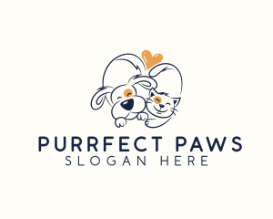 Pet Love Veterinarian logo design