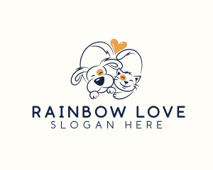 Pet Love Veterinarian logo design