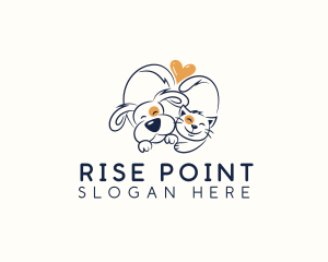 Pet Love Veterinarian logo design