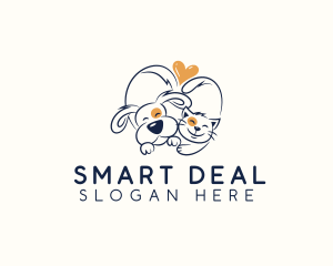 Pet Love Veterinarian logo design