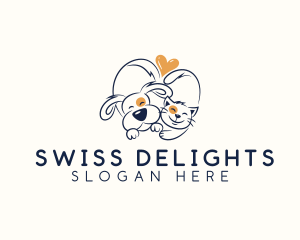 Pet Love Veterinarian logo design