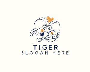 Pet Love Veterinarian logo design