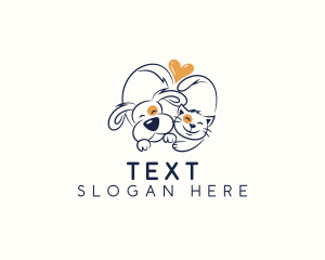 Pet Love Veterinarian logo design