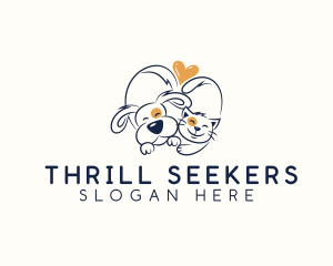 Pet Love Veterinarian logo design