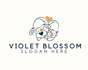 Pet Love Veterinarian logo design