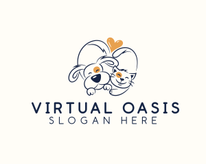 Pet Love Veterinarian logo design