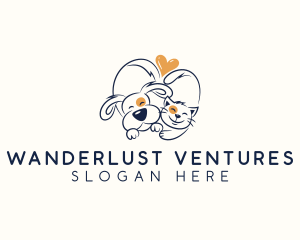 Pet Love Veterinarian logo design