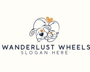 Pet Love Veterinarian logo design