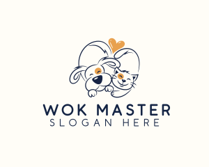 Pet Love Veterinarian logo design