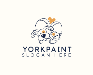 Pet Love Veterinarian logo design