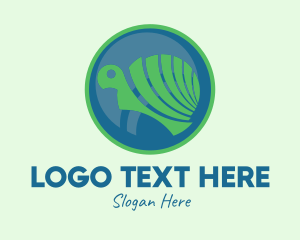 Foxy - Cute Turtle Circle logo design