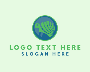 Zoo - Cute Turtle Circle logo design