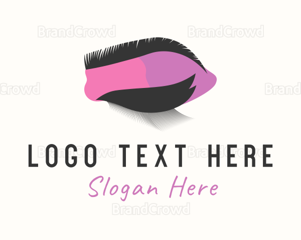 Pink Beauty Eyelash Logo