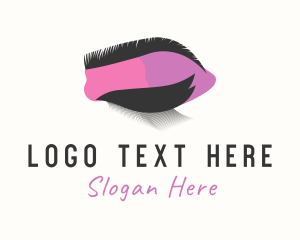 Eyelashes - Pink Beauty Eyelash logo design