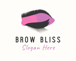 Pink Beauty Eyelash logo design