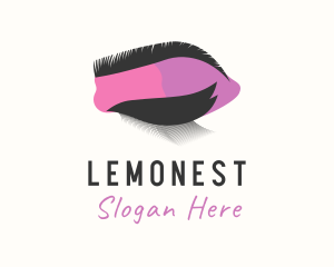 Brow - Pink Beauty Eyelash logo design