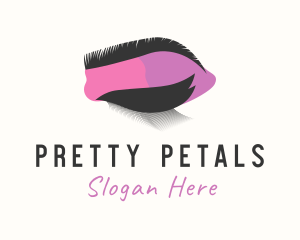 Pink Beauty Eyelash logo design