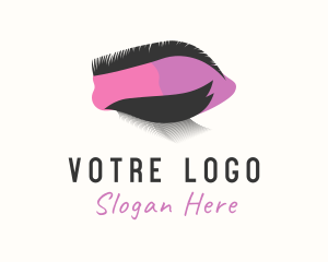 Beautiful - Pink Beauty Eyelash logo design