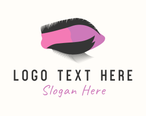 Brow - Pink Beauty Eyelash logo design