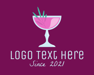 Martini - Party Cocktail Drink logo design