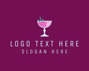 Martini - Party Cocktail Drink logo design