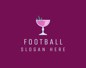 Party Cocktail Drink  Logo