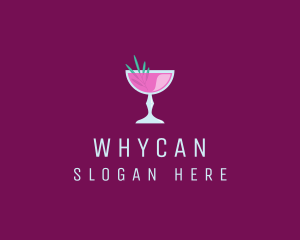 Wine Bar - Party Cocktail Drink logo design