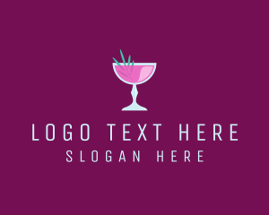 Lounge - Party Cocktail Drink logo design