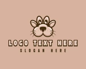 Dog Paw Pet logo design