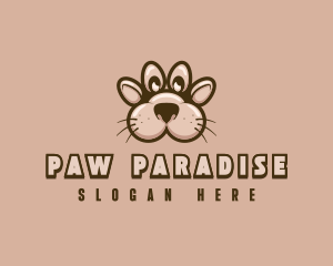 Dog Paw Pet logo design