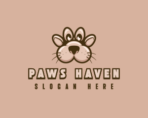 Dog Paw Pet logo design