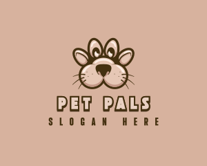 Dog Paw Pet logo design