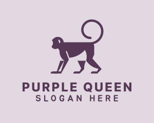 Purple Monkey Apparel logo design