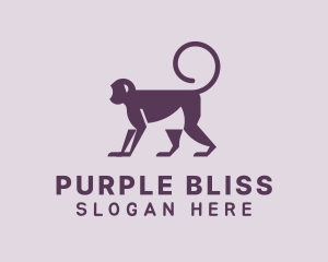 Purple Monkey Apparel logo design