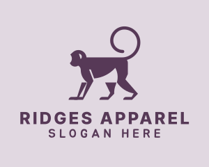 Purple Monkey Apparel logo design