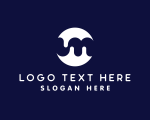Company - Audio Agency Letter M logo design