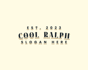 Retro Hipster Craft logo design