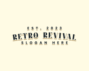 Retro - Retro Hipster Craft logo design