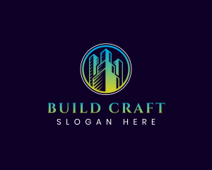 Luxury Building Property logo design