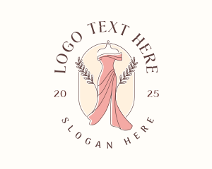 Gown Fashion Dress Logo