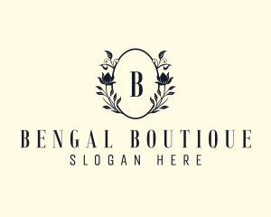 Floral Skincare Boutique logo design