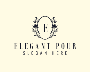 Floral Skincare Boutique logo design