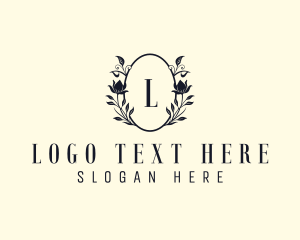 Spa - Floral Skincare Boutique logo design