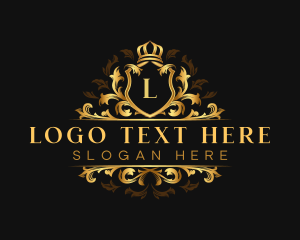 Luxury - Luxury Floral Crown logo design