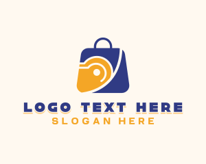 Shopaholic - Shopping Bag Retail logo design