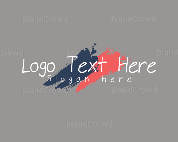 Brush Paint Brand Logo