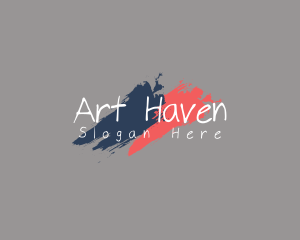 Brush Paint Brand logo design