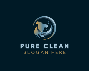 Detergent - T-shirt Laundry Washer logo design