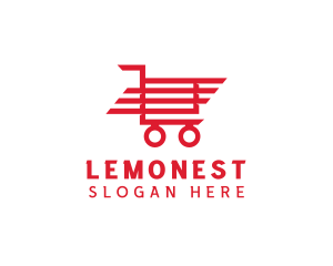 Website - Trolley Shopping Cart logo design
