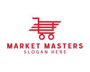 Trolley Shopping Cart logo design